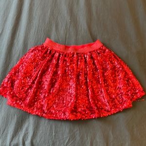 Girls 4/5T XS Red Sequin Cat & Jack Skirt